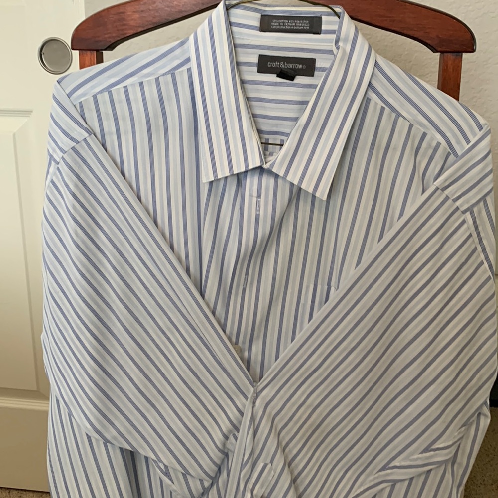 Gently worn Croft & Barrow dress shirt